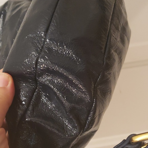 Marc by Marc Jacobs Hillier Hobo Navy Patent leather - Picture 5 of 11